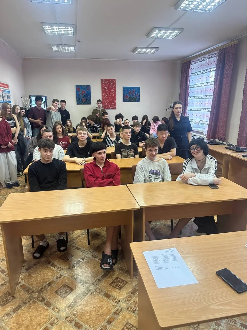 Встреча с инспектором по делам несовершеннолетних